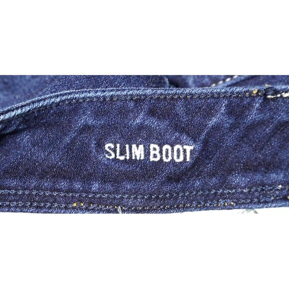 American Eagle Jeans Womens Size 0 Slim Boot Stretch Blue Denim 2010 AEO - Picture 9 of 11